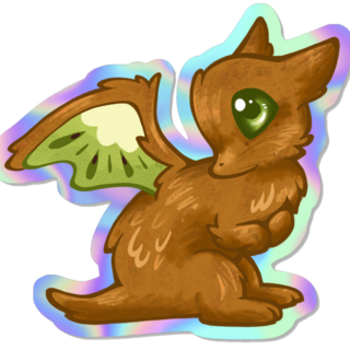 Kiwi Dragon Sticker