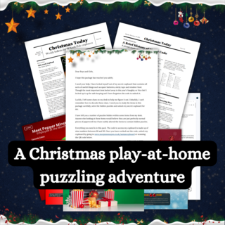 Christmas Escape Room Game - Play-at-home puzzling mystery!