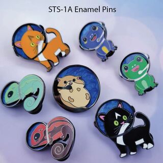 Astroanimals Enamel Pin