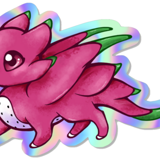 Dragonfruit Dragon Sticker