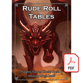 Rude Roll Tables Digital PDF