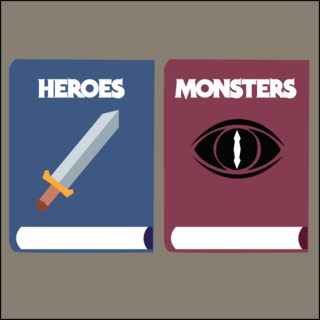 Both Heroes and Monsters Hardcovers + PDFs