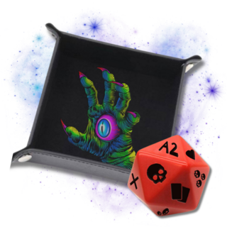 Dice Tray & D20 Combo (Shipping Now!)