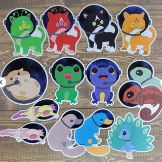 Astroanimals Stickers