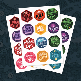 Achievement Badge Sticker Sheet