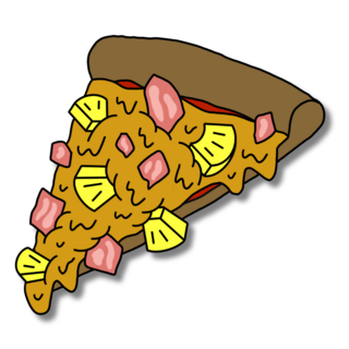 Hawaiian Pizza Pin