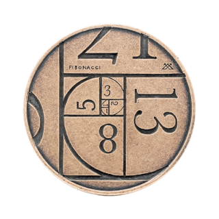 One Copper Fibonacci Coin