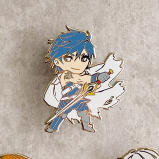 Chrom Enamel Pin