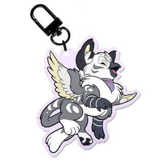 Sesame Gryphon Acrylic Keychain by McMadMissile!