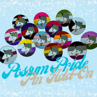 Pride Possum Pins