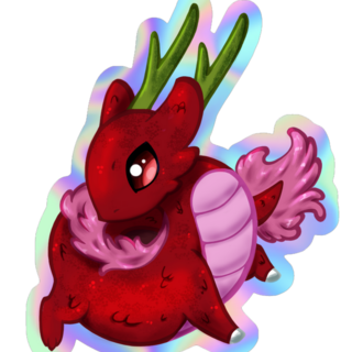 Cherry Dragon Sticker