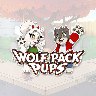Wolf Pack Pups 4x3″ Die Cut Sticker
