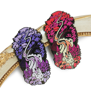 Purple Maple Queenie Pin