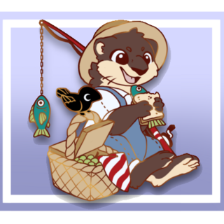 Pin - Gregory the Otter