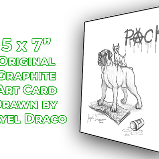 5x7" Original Graphite PACK Art