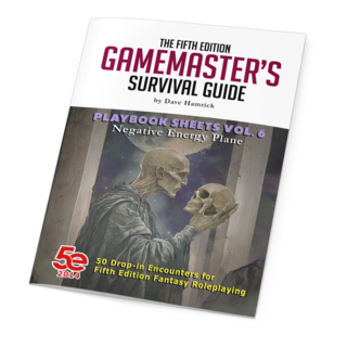 GMSG5e Playbook Sheets - Negative Energy Plane