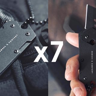 7x B-2 DOG TAG | Fully Concealed Knife (FREE SHIPPING)