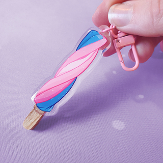 Trans Lolly Keychain