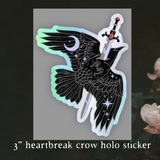 STICKER- Heartbreak Crow