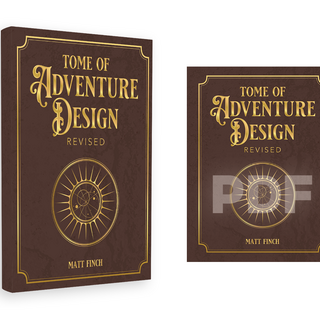 Physical Copy of Tome of Adventure Design with PDF