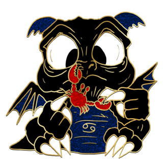 Zodiac Derpy - Cancer - Pin