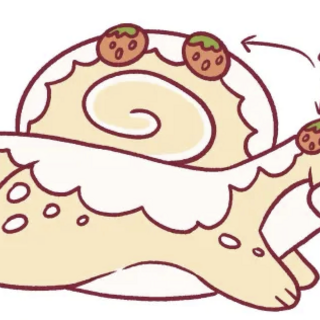 Strawberry Swiss Roll Spinosaurus