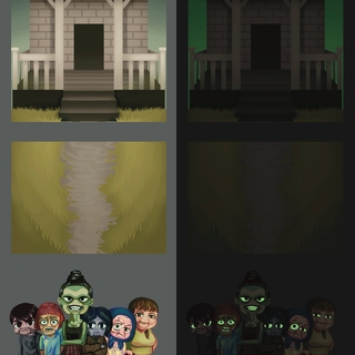 Visitors Standee (Glow in the Dark)