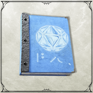 Ironbound Canvas Spell Book