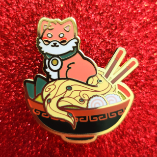 Ramen Shiba Pin