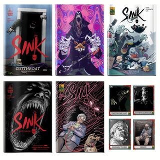 SINK 11 Complete 5 Cover Set + All 4 Metal Cards [Get Em All & Save!]