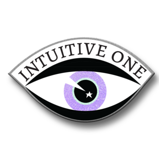 Intuitive One Glittery Enamel Pin