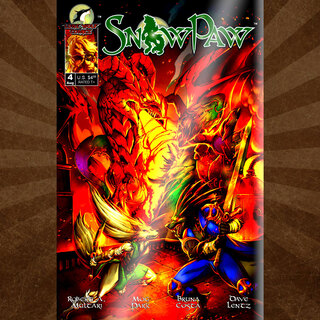 Snow Paw #4 Metal Cover By Carlos Herrera