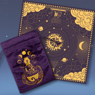 Steamboat Arcana Tarot Pouch and Cloth