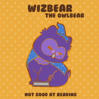 Wizbear Enamel Pin