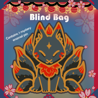Midnight Festival Mystery Yokai Enamel Pin