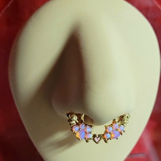 Clip-On Cat Paw Septum Ring - 18K Gold-Plated