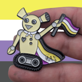 Bots on Parade "Trit" Enamel Pin
