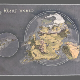 Cloth Map of the Beast World