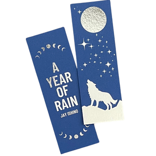 Foiled Bookmark (Rain)