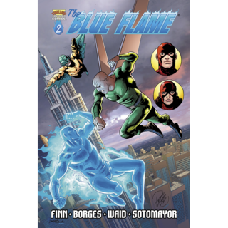 The Blue Flame #2 - Borges Variant