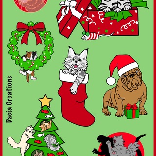 Christmas mini sticker sheet