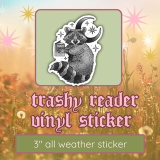 STICKER- Trashy Reader