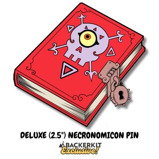 Necronomicon Deluxe (2.5") Enamel Pin