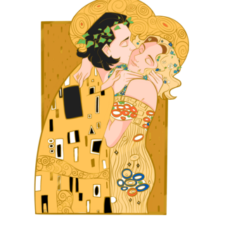 Exclusive “The Kiss” 5in pin
