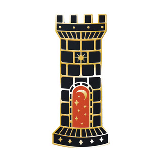 Celestial Tower Enamel Pin