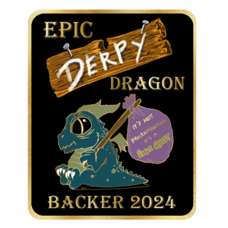 Backer exclusive 2024 Derpy tribe pin