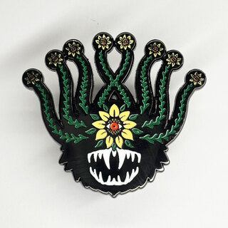 Folk Beholder Pin - pre-order