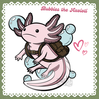 Axolotl Adventure Buddy (1.75”)