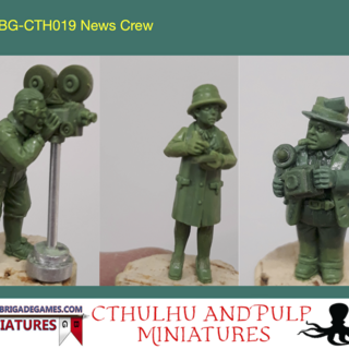 BG-CTH019 News Crew (3 models, 28mm, unpainted)