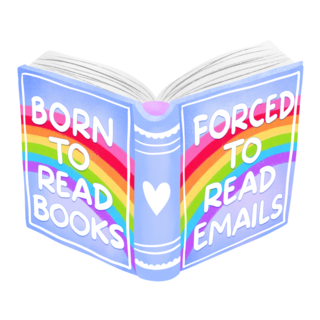 Forced To Read Emails Sticker